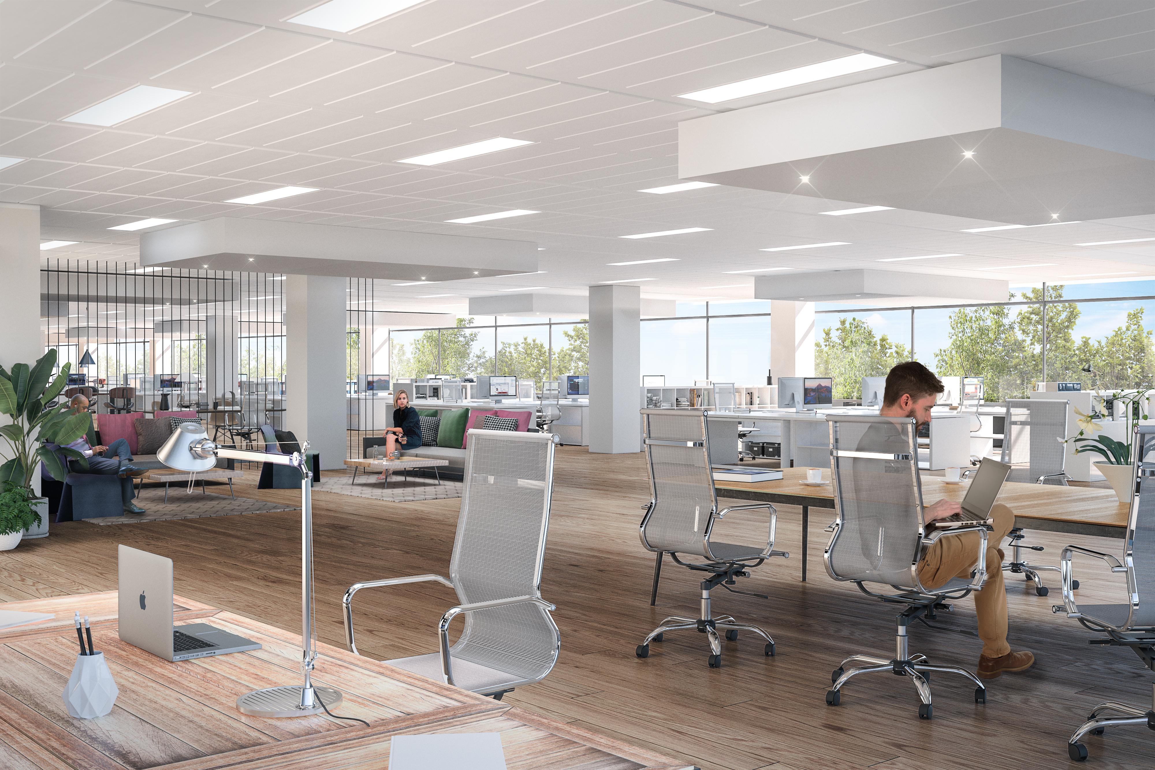 Open spaces in the office