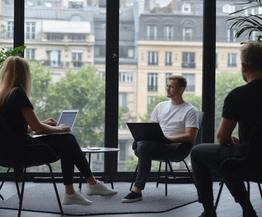 people in a meeting