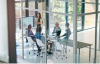 People working in an office